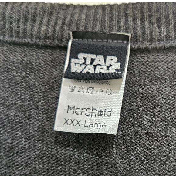 Star Wars Men's XXXL Darth Vader Ugly Christmas Sweater - Picture 3 of 5